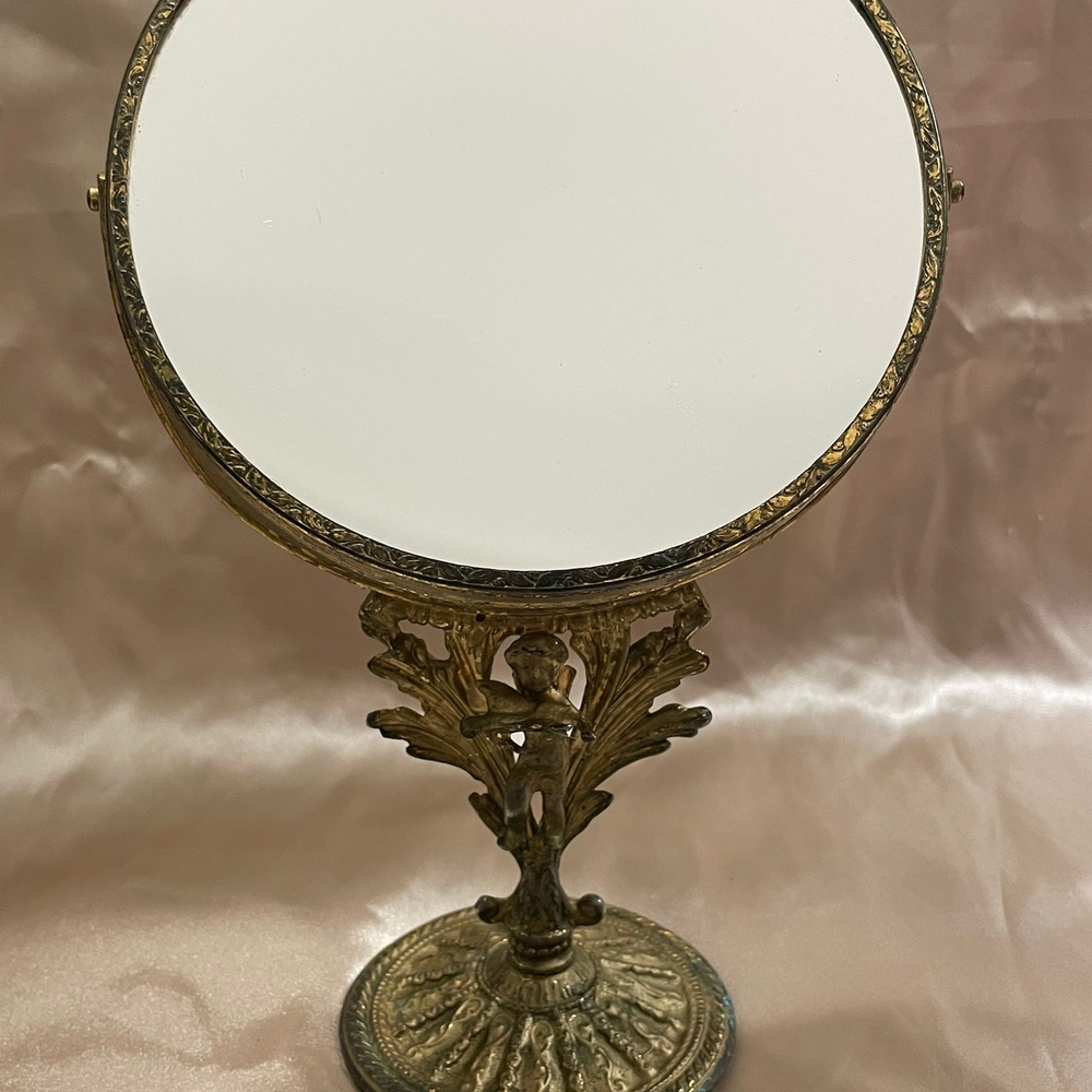 Antique Bronze Vanity Mirror